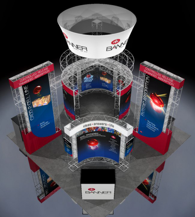 Banner Tradeshow Exhibits – Jolt Interactive has designed tradeshow booths and exhibits for several clients