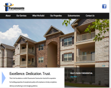 Paramounte Construction – A construction company that focuses on building multi-family residential, multi-unit student housing and commercial properties