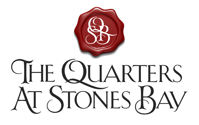 The Quarters at Stones Bay – Logo for a luxury apartment community in the coastal community of Sneads Ferry, NC.